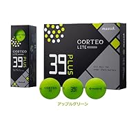 女性ゴルファーにコルテオライト39プラス黄緑色アップルグリーン新品3ダース36個 女性ゴルファーにコルテオライト39プラス黄緑色アップルグリーン